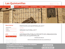 Tablet Screenshot of lasquintanillas.es
